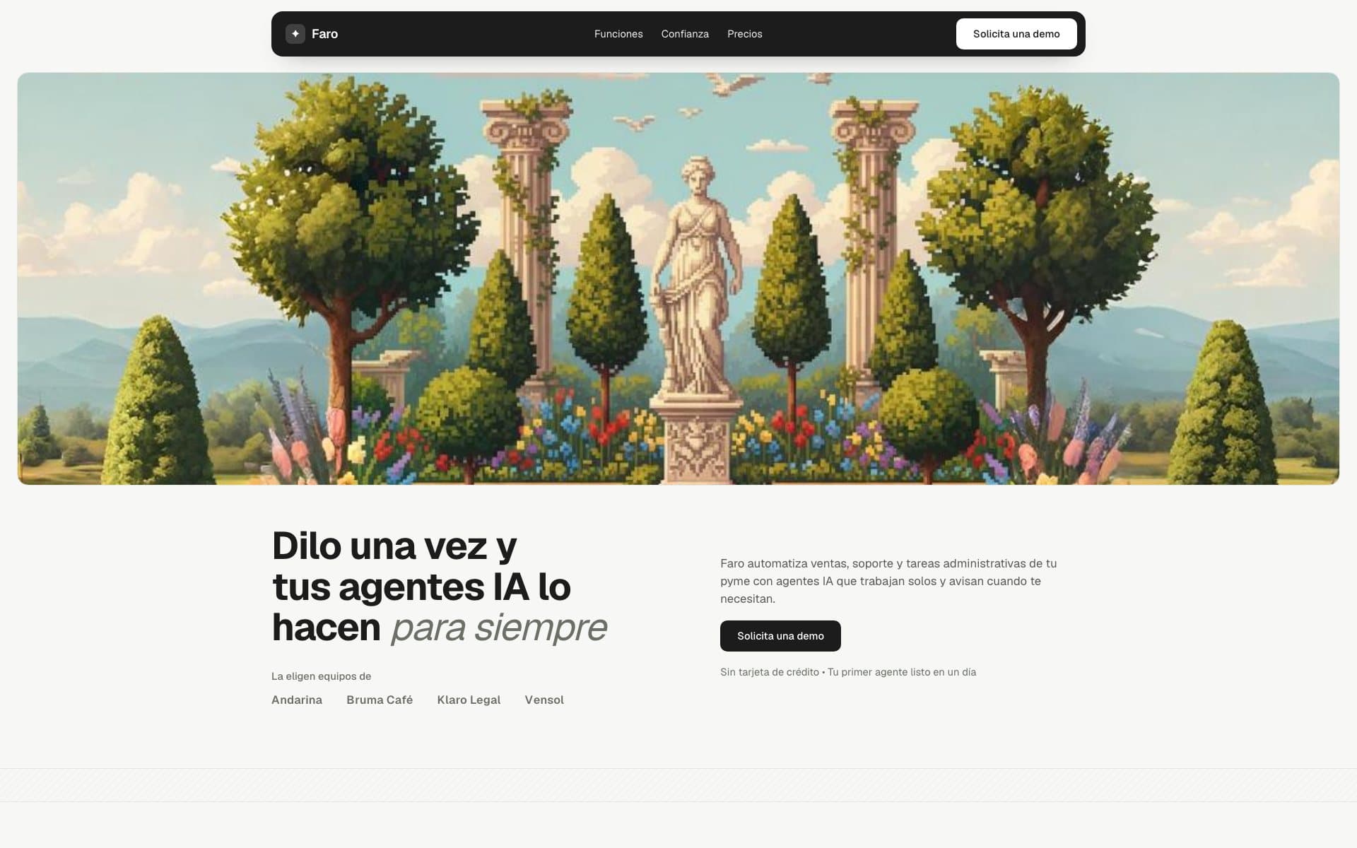Embudo «Agentes IA» generado con Growflows
