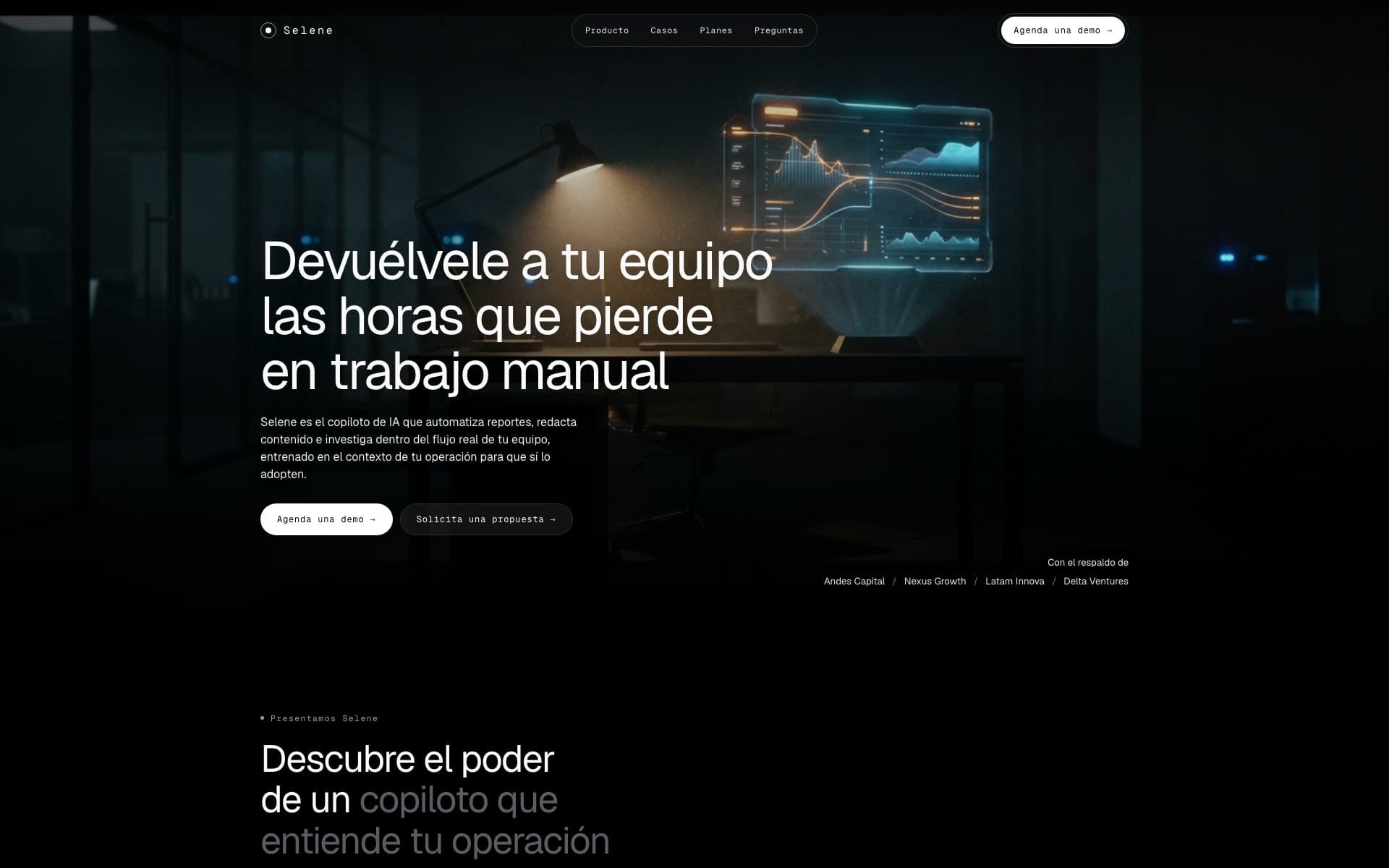 Embudo «Copiloto IA» generado con Growflows